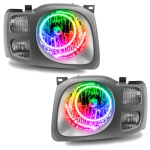 Nissan Xterra Headlight Assemblies - ORACLE Lighting - ColorSHIFT w/ Simple Controller - `02-`04